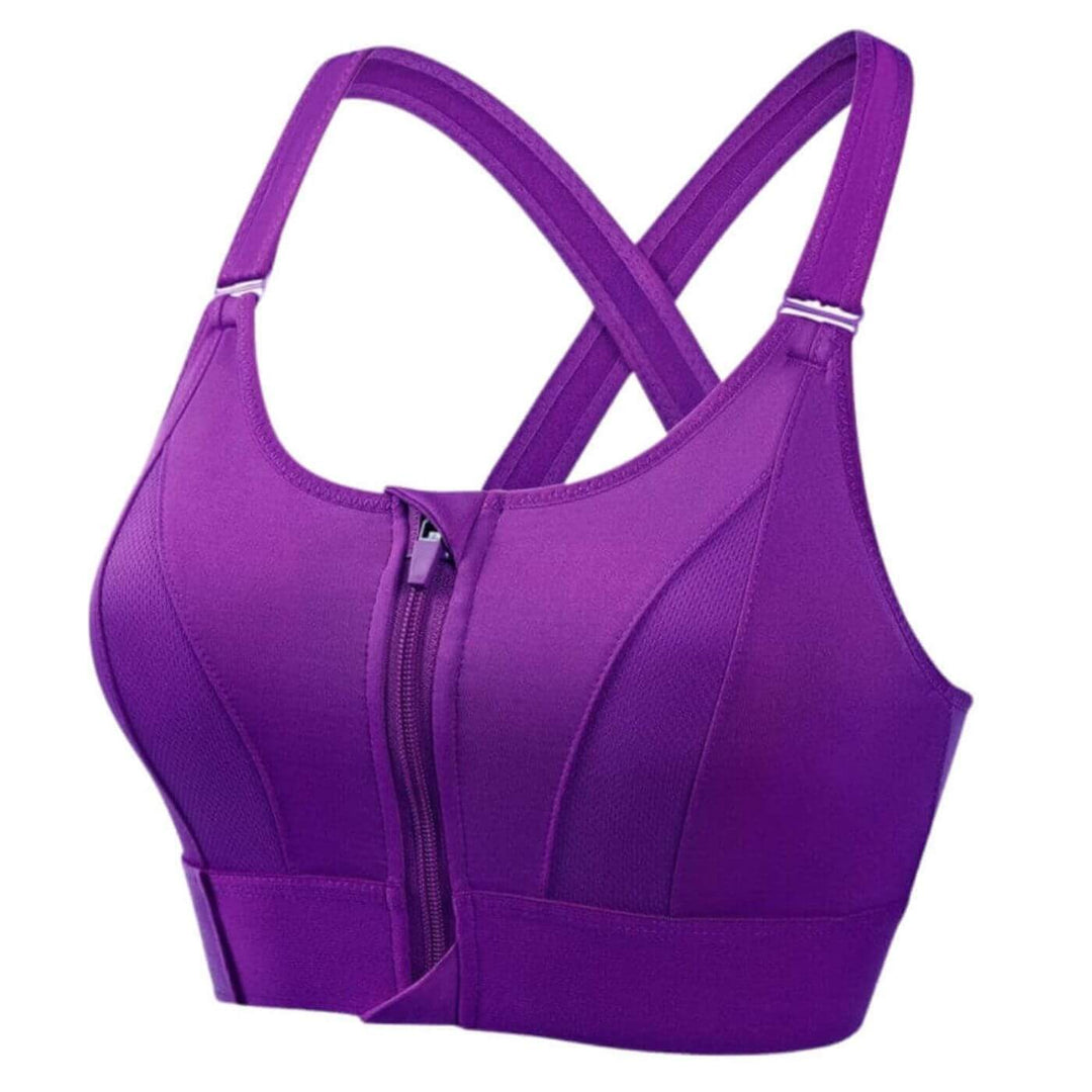 FlexBra™ – Sports-BH med Glidelås og Push-Up Effekt
