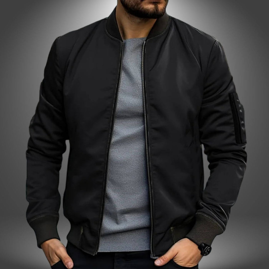 Fred™- Casual Slim Fit Bomberjakke til Hverdagsbruk
