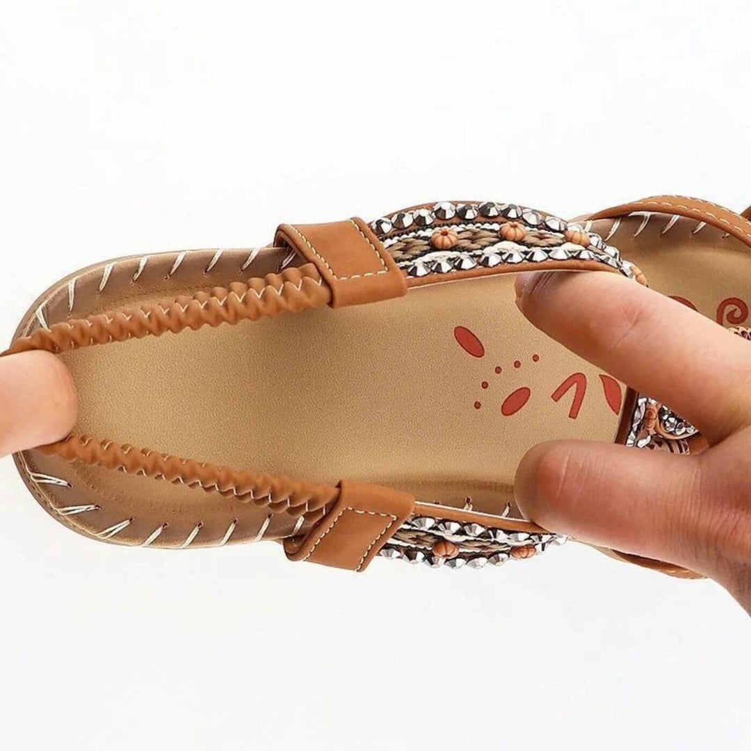 Haleya™ – Stilige Ortopediske Sandaler for Sommeren