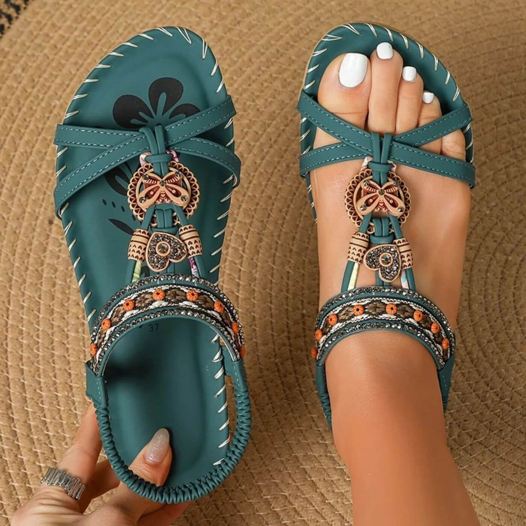 Haleya™ – Stilige Ortopediske Sandaler for Sommeren