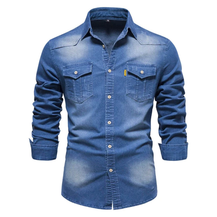 Hallvard™ – Premium Denimskjorte med Knapper