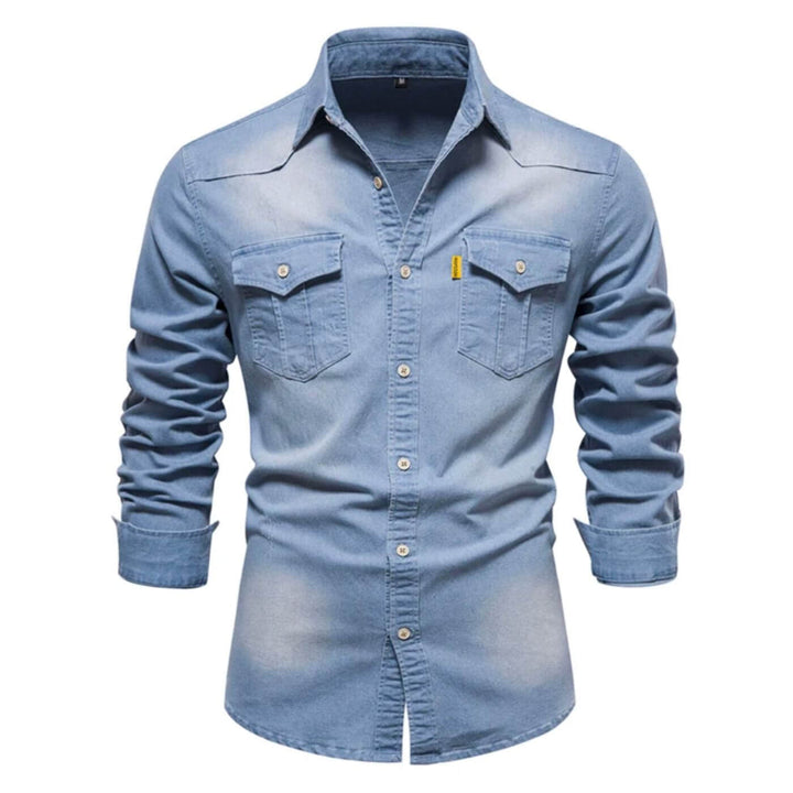 Hallvard™ – Premium Denimskjorte med Knapper