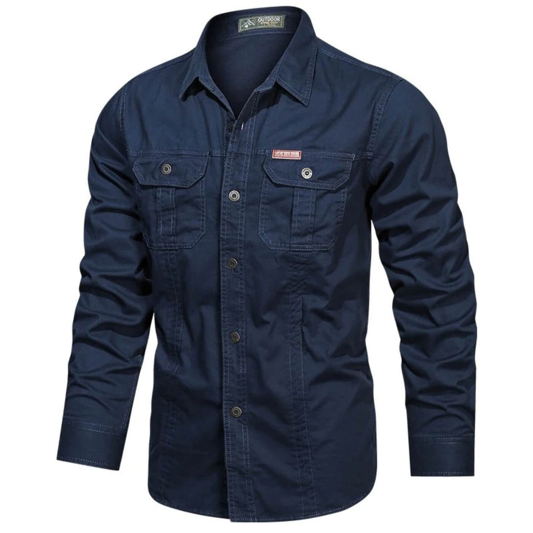 Halvard™ - Cargo Skjorte med Lange Ermer