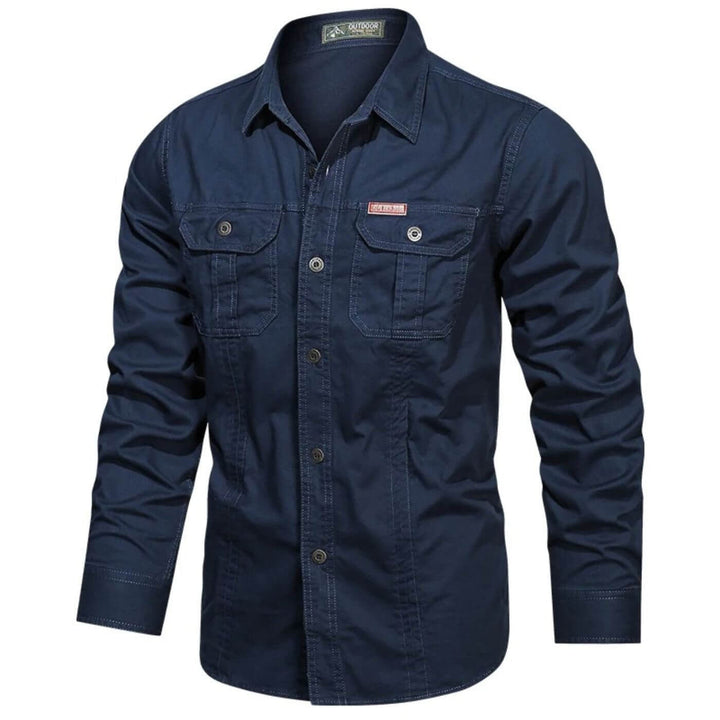 Halvard™ - Cargo Skjorte med Lange Ermer