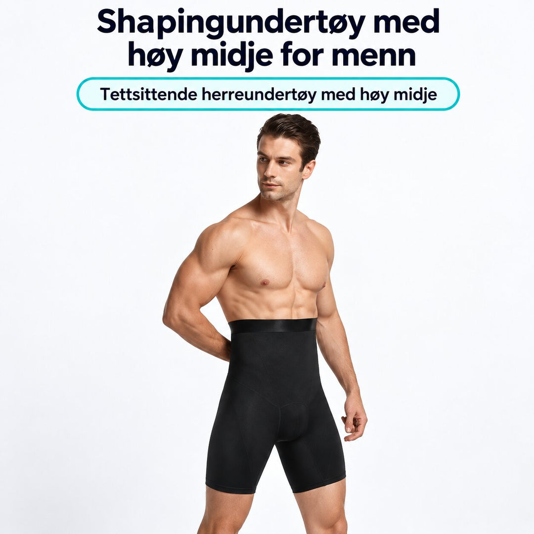 CoreFit™ – Høyt liv høye kompresjons-shorts for slanking (1+1 Gratis)