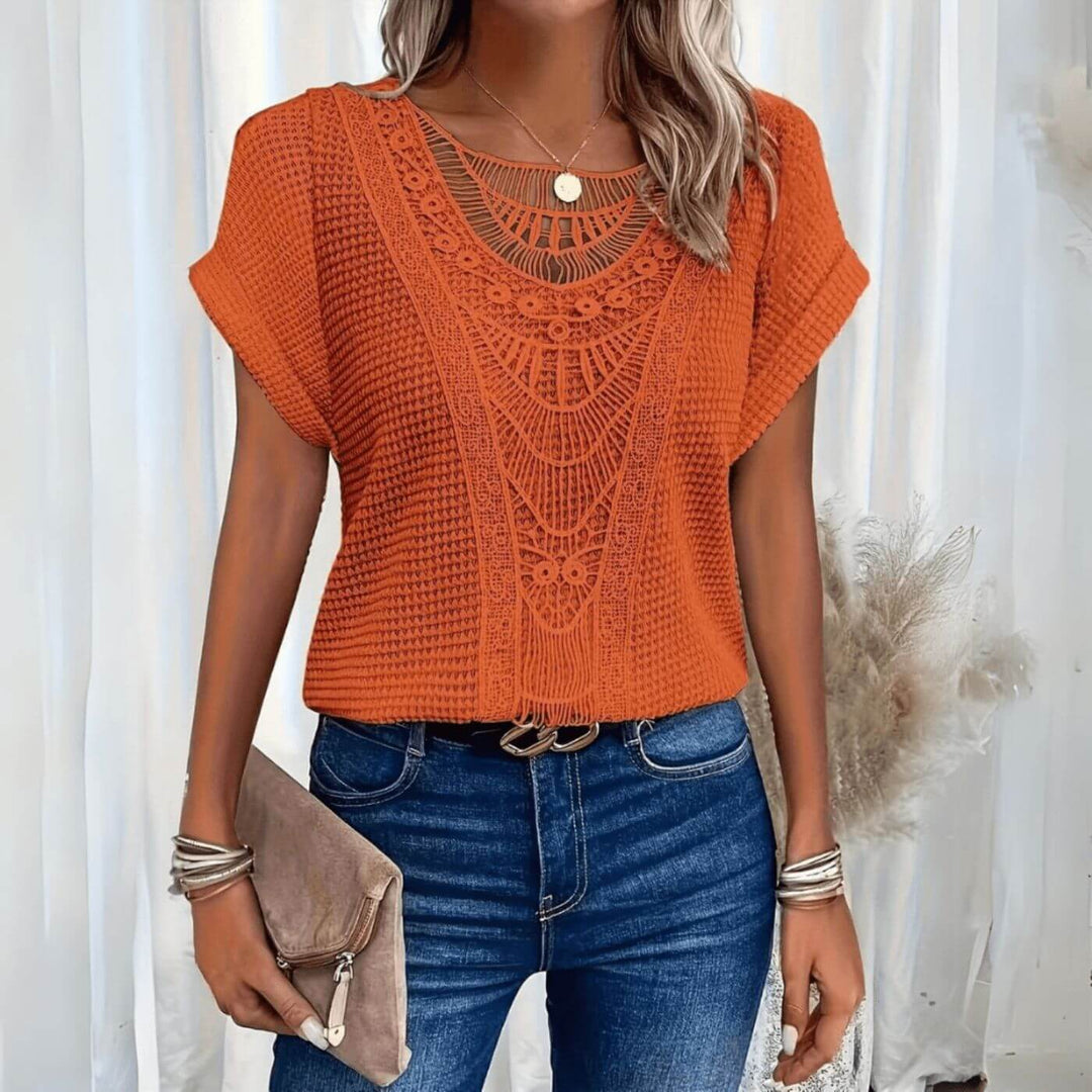 Hilda™- Stilig Boho Chic Bluse