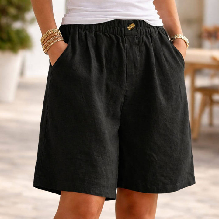 Hilde™- Komfortshorts med elastisk midje