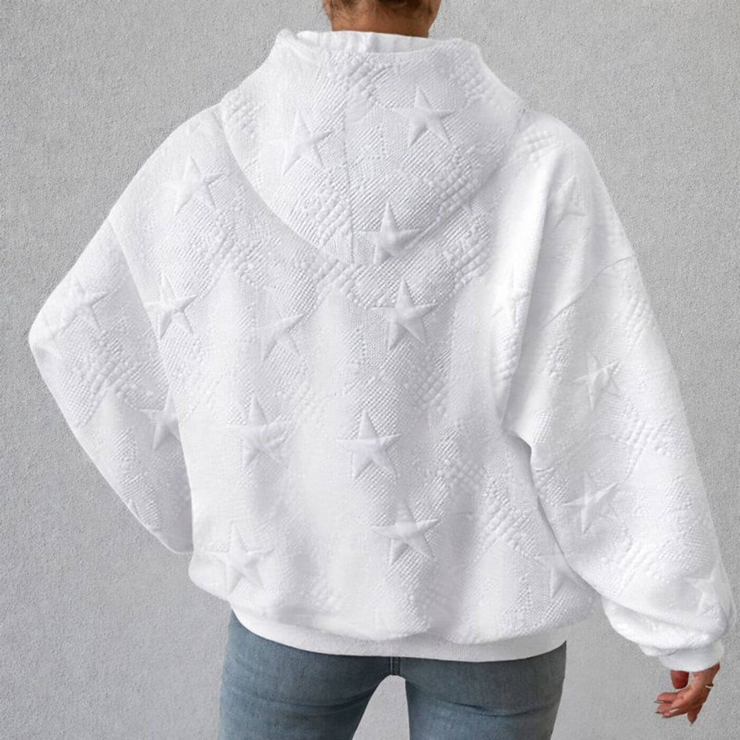 Hilde™ - Komfortabel Hettegenser med Stjernedesign