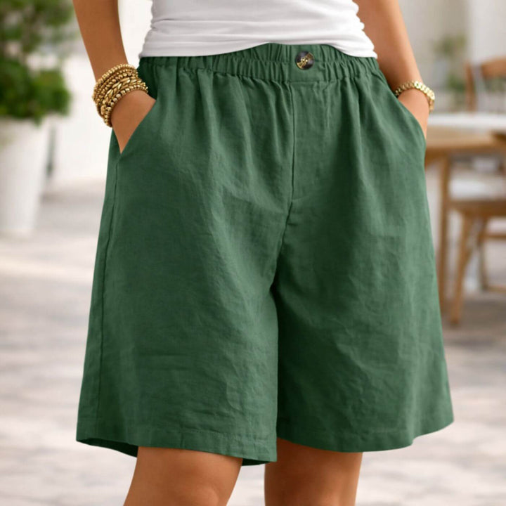 Hilde™- Komfortshorts med elastisk midje