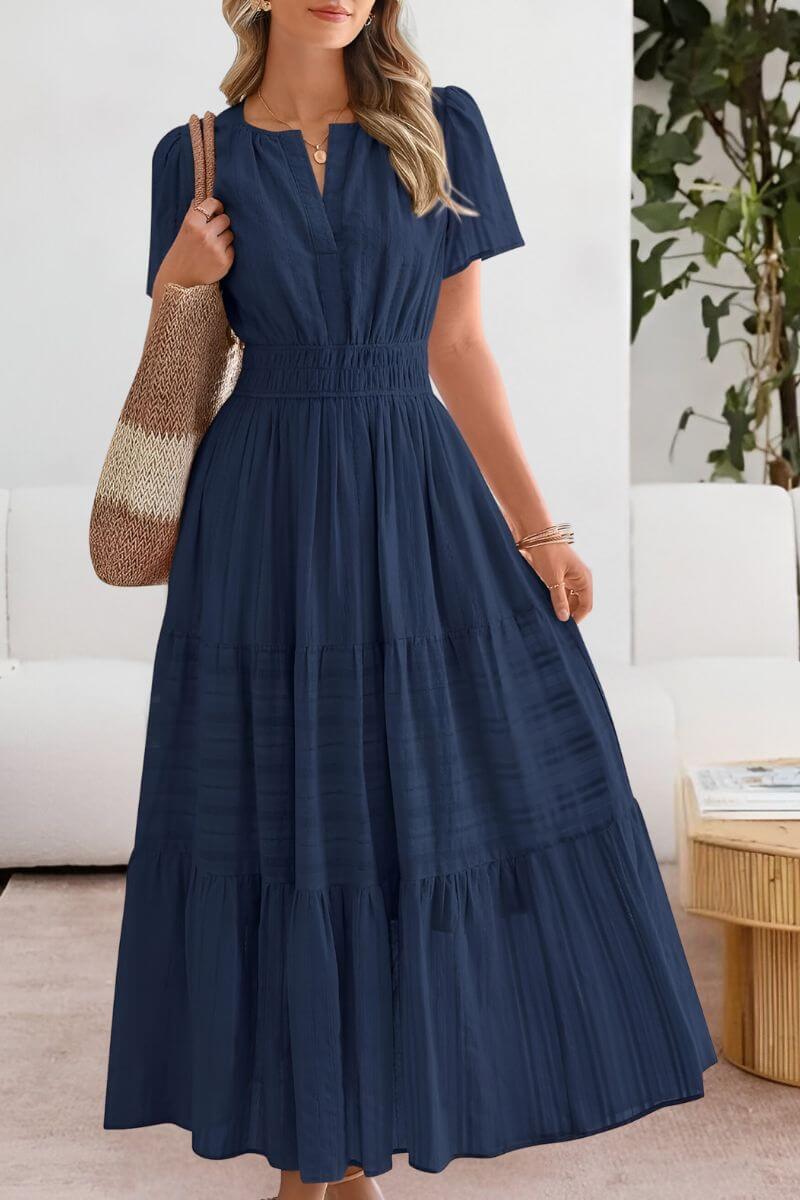 Irene™ – Elegant Boho Sommerkjole i Maxilengde