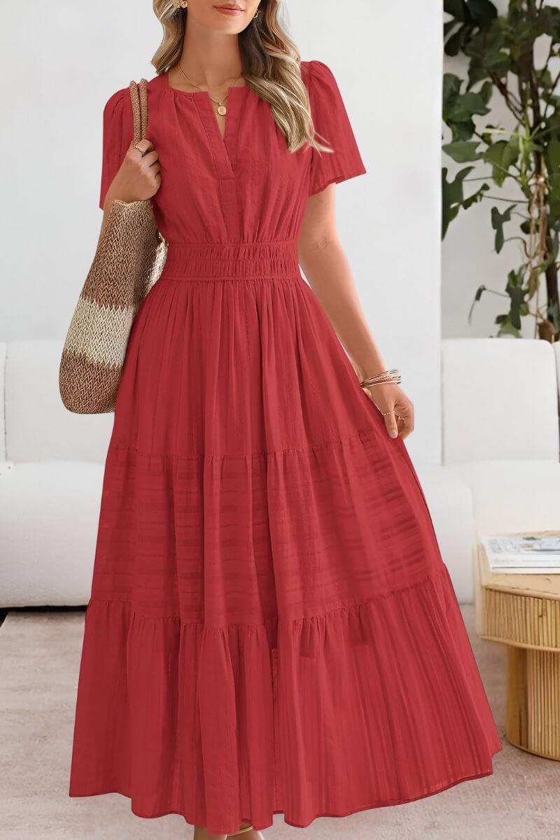 Irene™ – Elegant Boho Sommerkjole i Maxilengde