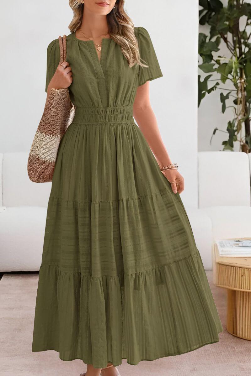 Irene™ – Elegant Boho Sommerkjole i Maxilengde