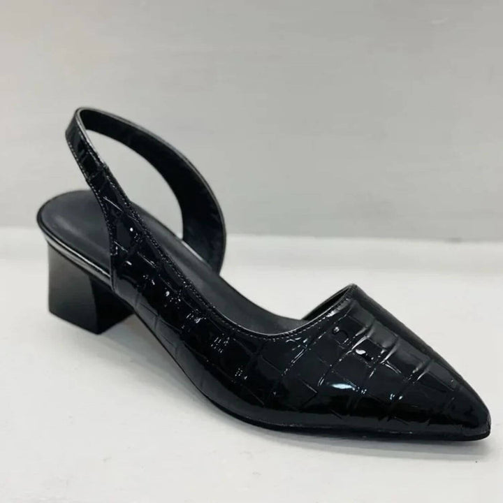 Iris™- Spisse Slingback Hæler