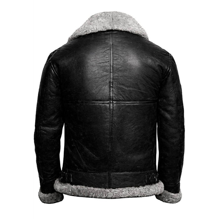 Iver™ – Luksuriøs skinnjakke med mykt plysjfôr