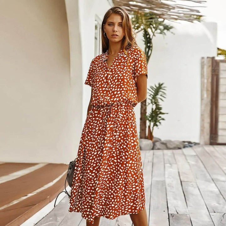 Jenny™ – Vintage Behagelig Sommerkjole