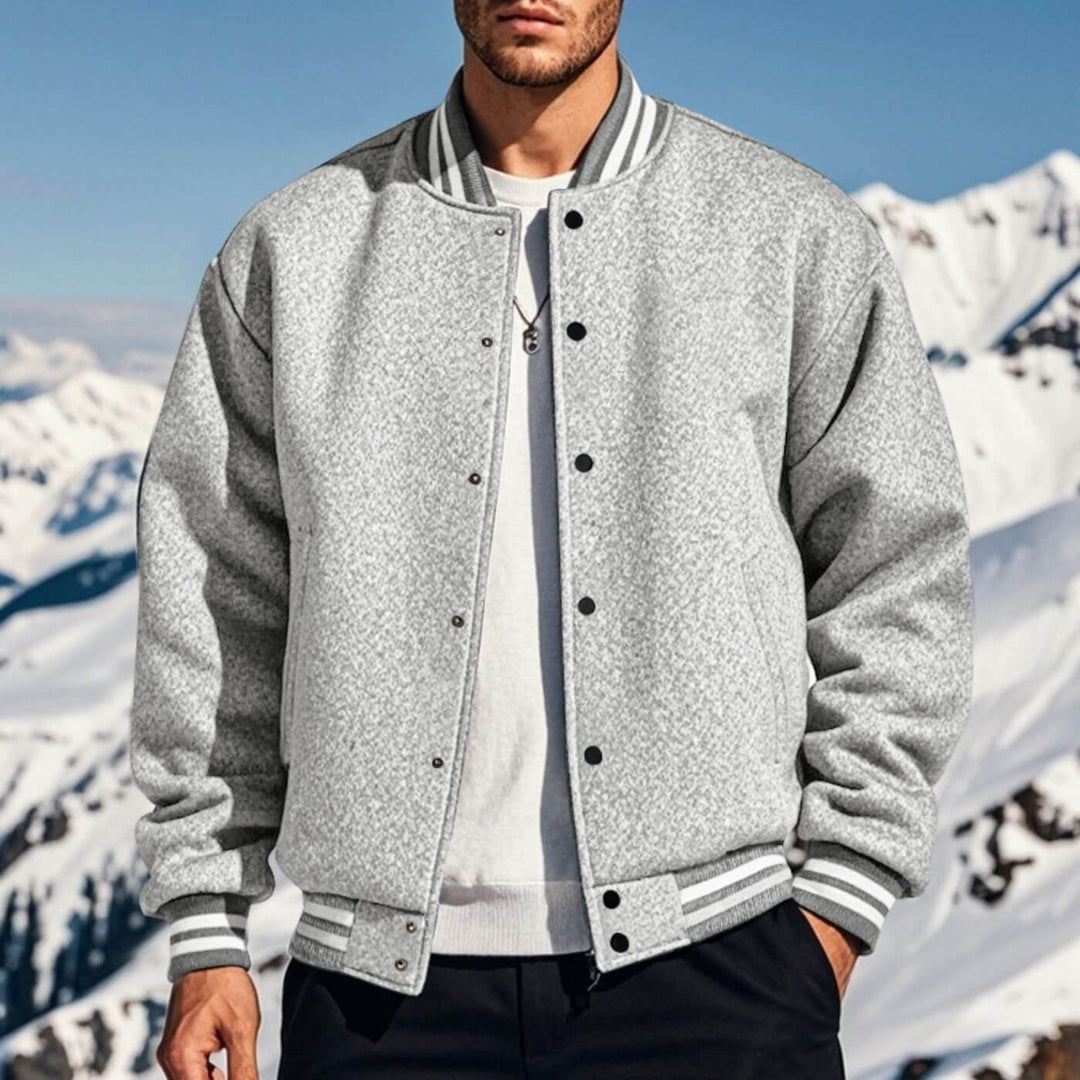 Jonas™ – Vinter varsityjakke med varmt fôr