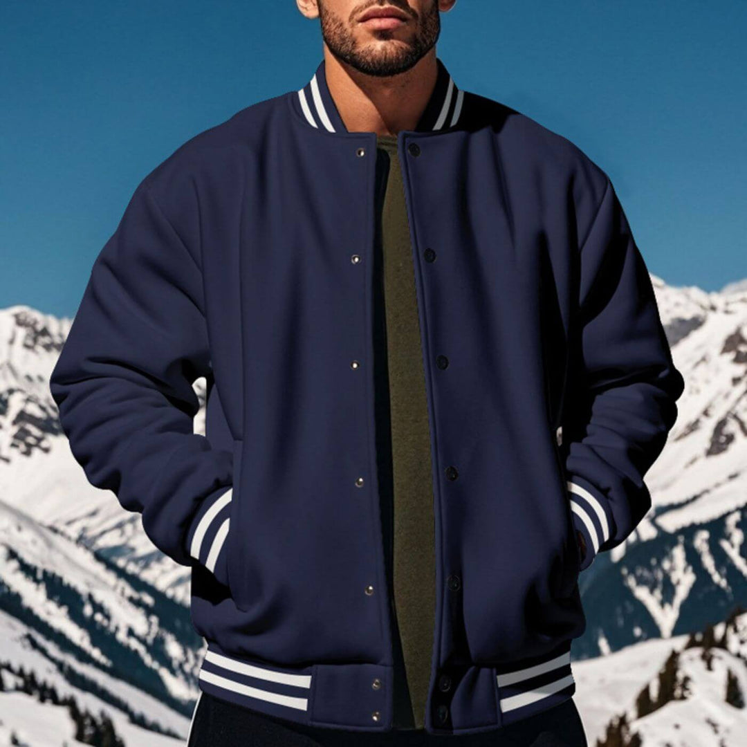 Jonas™ – Vinter varsityjakke med varmt fôr