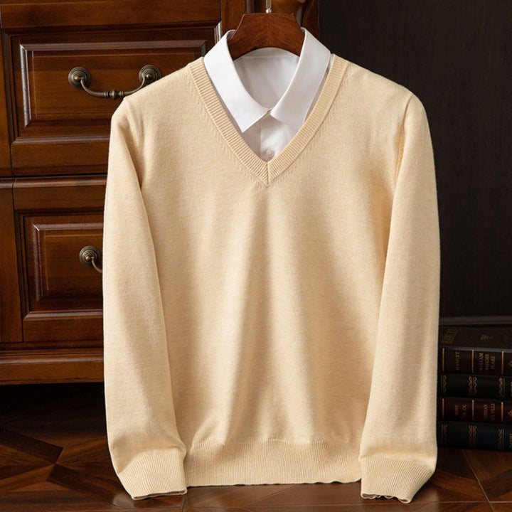Jonas™ - Trendy V-Neck Herregenser