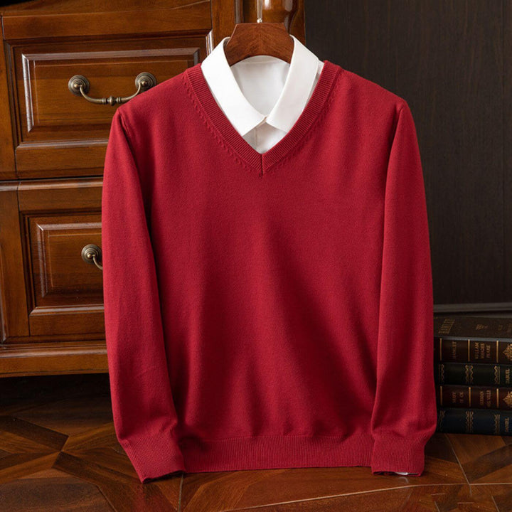 Jonas™ - Trendy V-Neck Herregenser