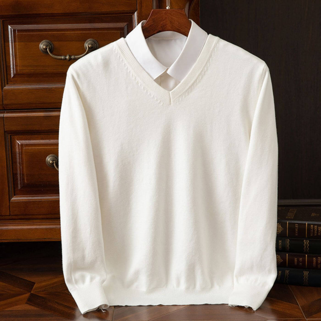 Jonas™ - Trendy V-Neck Herregenser