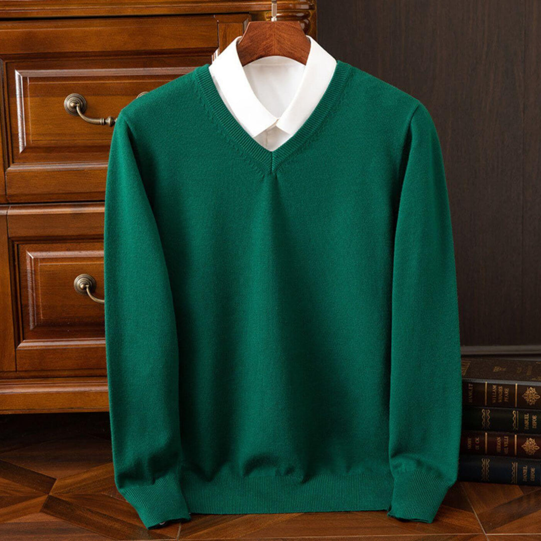 Jonas™ - Trendy V-Neck Herregenser