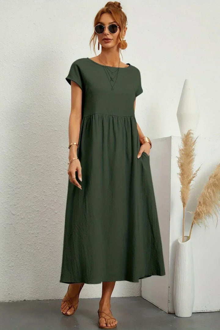 Julia™- Flytende Elegant Midikjole
