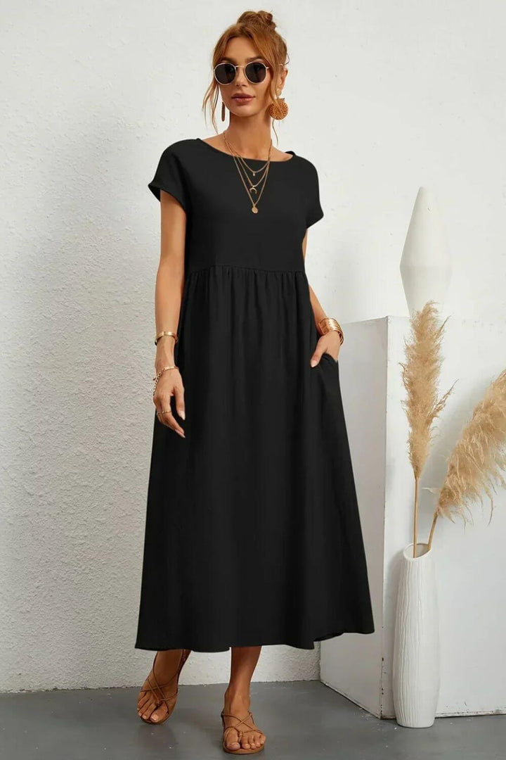 Julia™- Flytende Elegant Midikjole