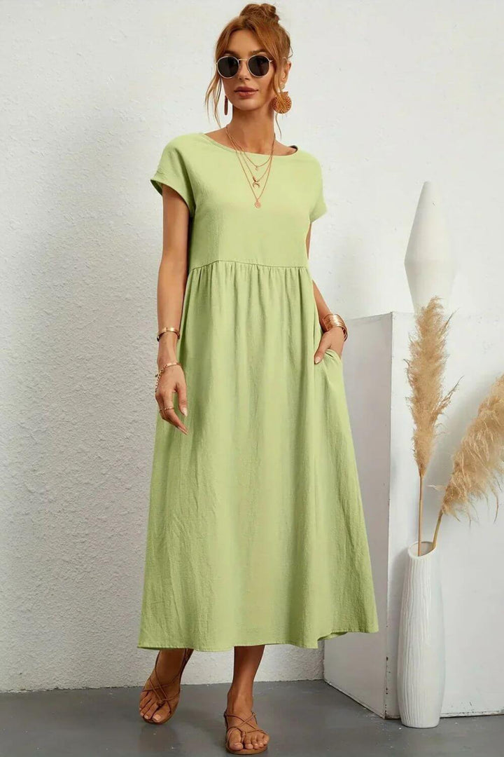 Julia™- Flytende Elegant Midikjole