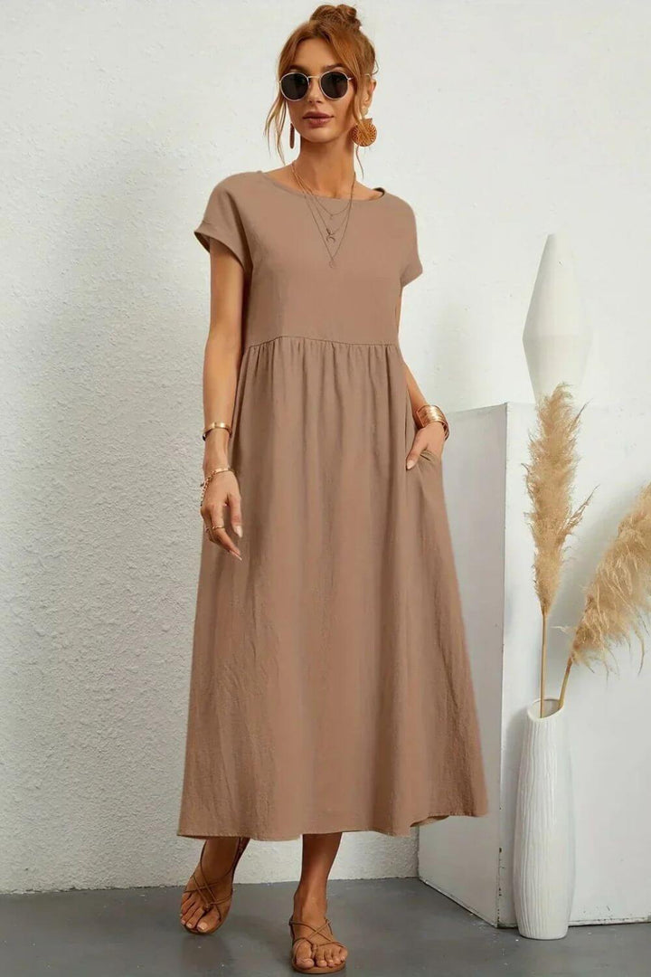 Julia™- Flytende Elegant Midikjole