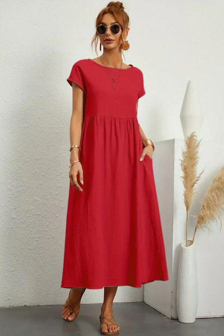 Julia™- Flytende Elegant Midikjole
