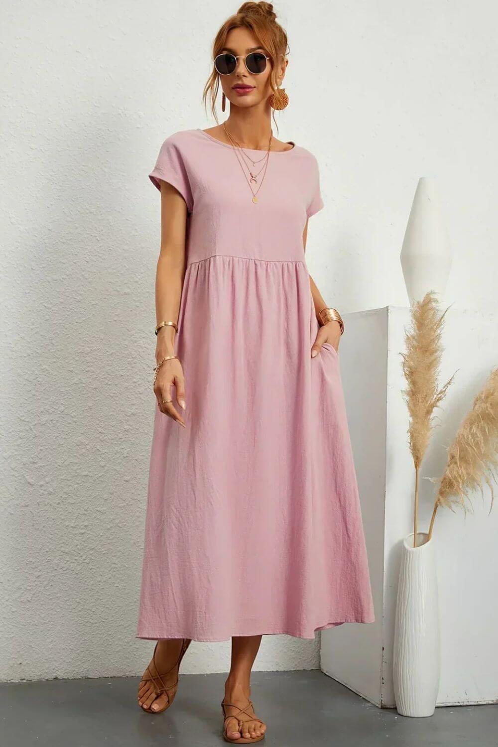 Julia™- Flytende Elegant Midikjole