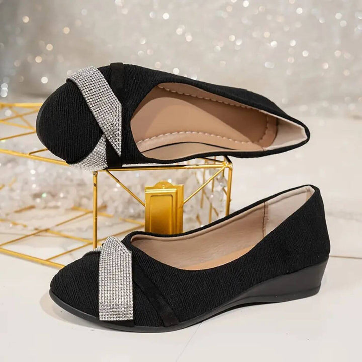 Julie™ - Lette ortopediske sko med rhinestones