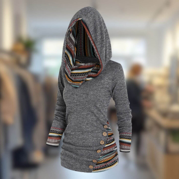 Kaja™ – Etnisk Komfort-Hoodie