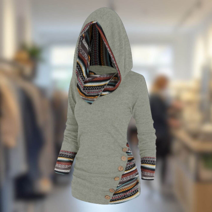 Kaja™ – Etnisk Komfort-Hoodie