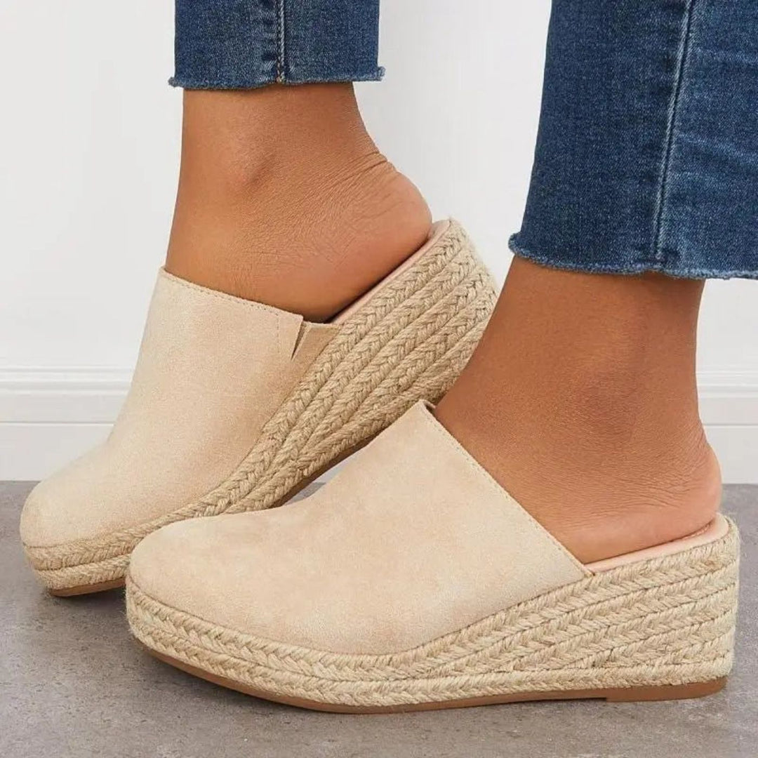 Kaja™ - Ortopediske Slip-on Kilesandaler