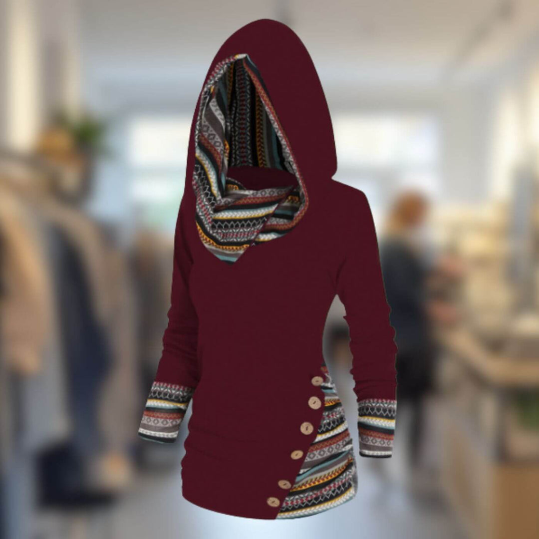 Kaja™ – Etnisk Komfort-Hoodie