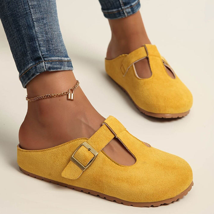 Kara™- Minimalistiske Komfortclogs med Spenne
