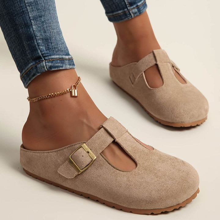 Kara™- Minimalistiske Komfortclogs med Spenne