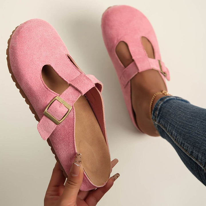 Kara™- Minimalistiske Komfortclogs med Spenne