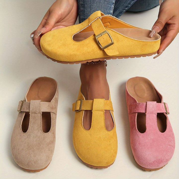 Kara™- Minimalistiske Komfortclogs med Spenne