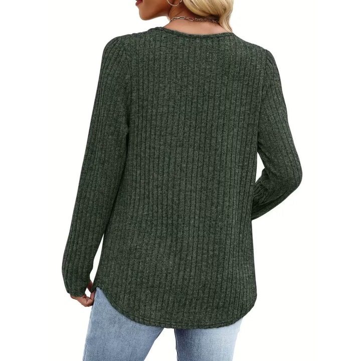 Karoline™- Lett Langermet Bluse