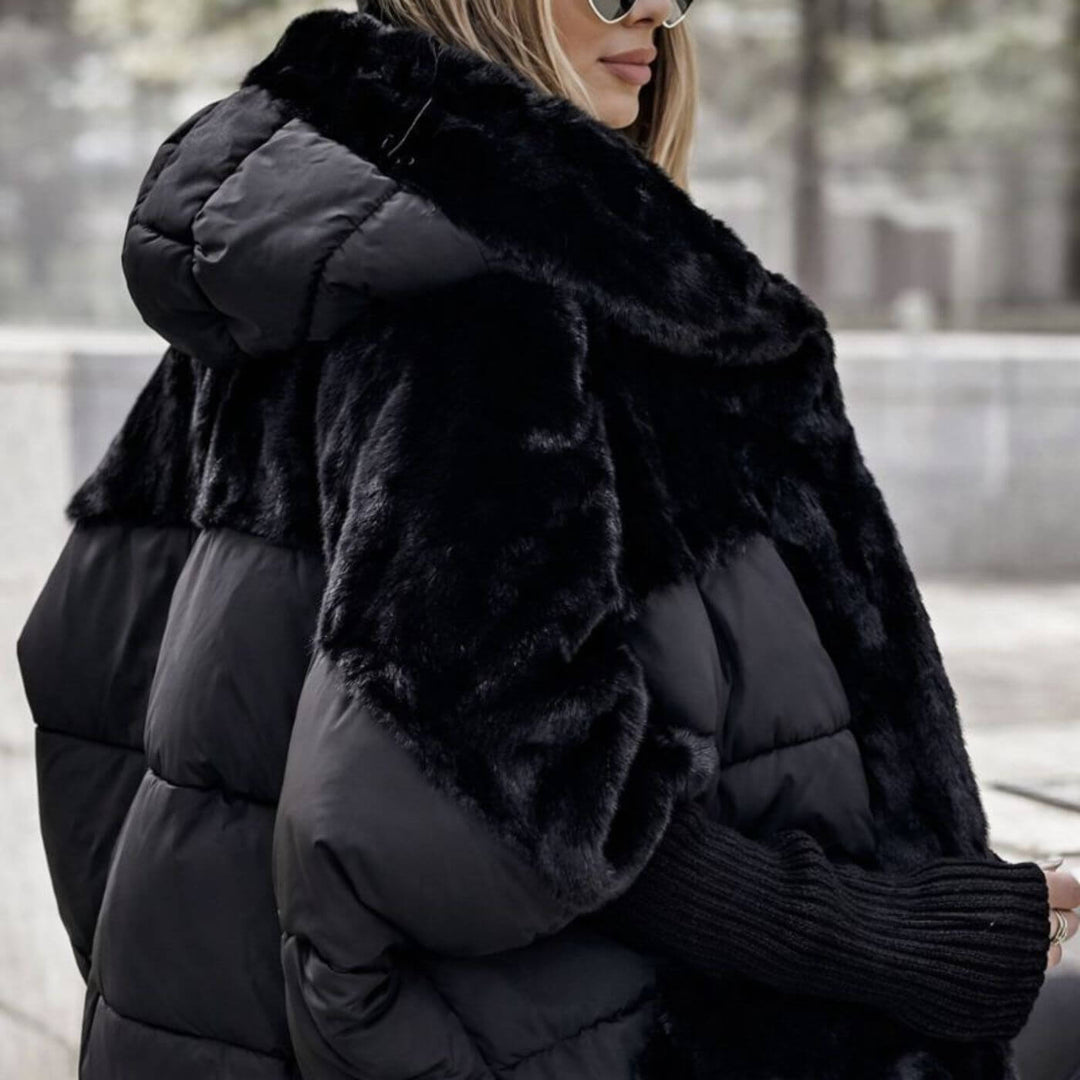 Keira™- Oversized hettejakke for vinteren