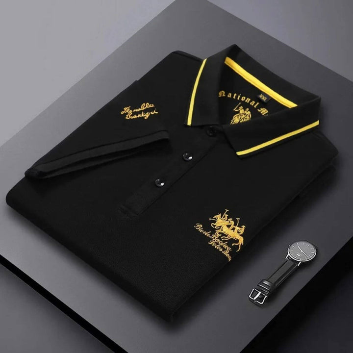 Leander™- Premium Brodert Poloskjorte