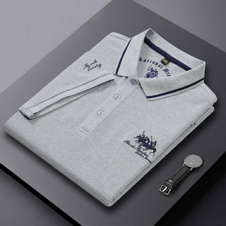 Leander™- Premium Brodert Poloskjorte
