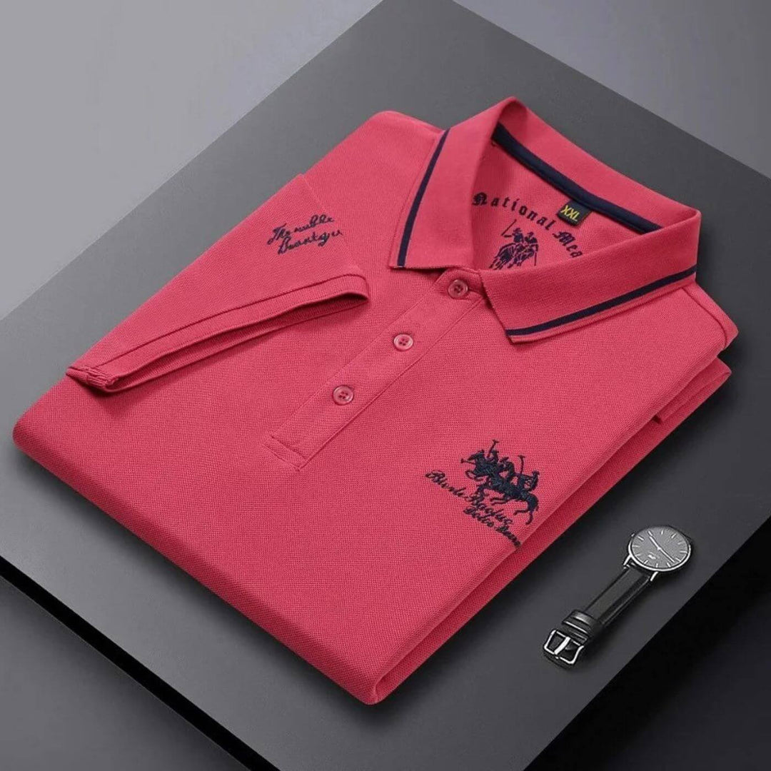 Leander™- Premium Brodert Poloskjorte