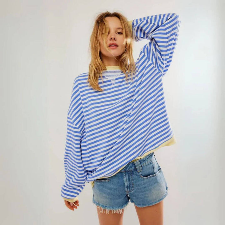 Liana™ - Oversized Stripet Komfortgenser