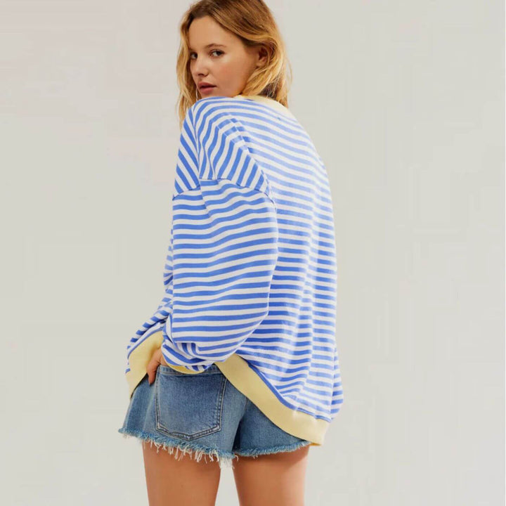 Liana™ - Oversized Stripet Komfortgenser