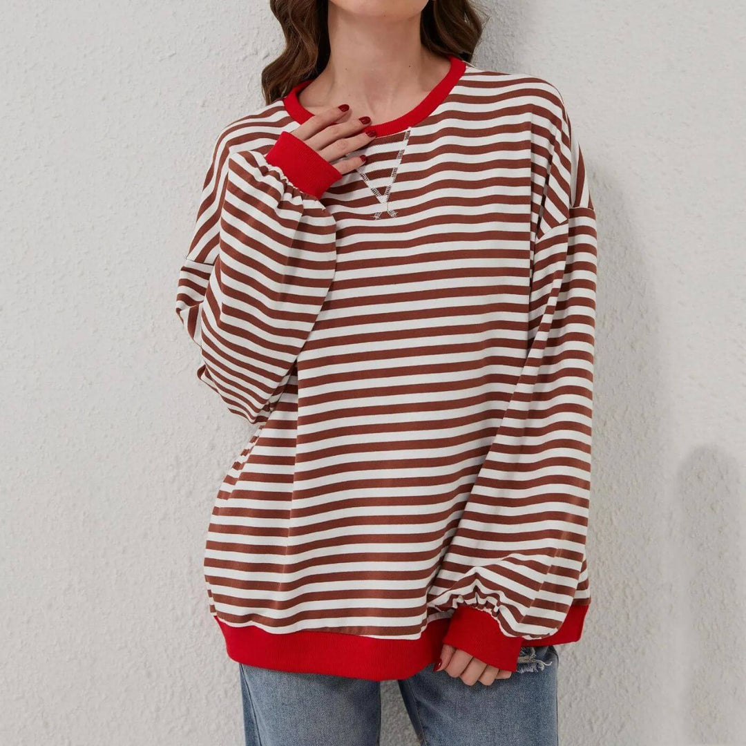 Liana™ - Oversized Stripet Komfortgenser