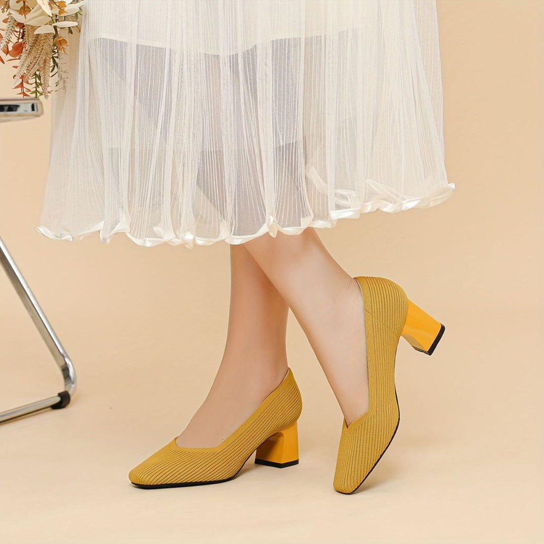 Linnea™- Komfortable Pumps med Blokkhæl