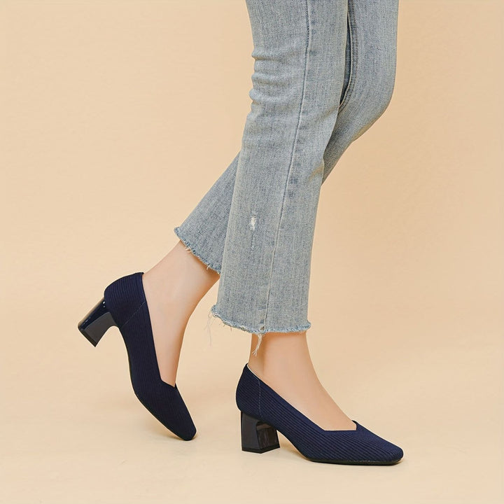 Linnea™- Komfortable Pumps med Blokkhæl